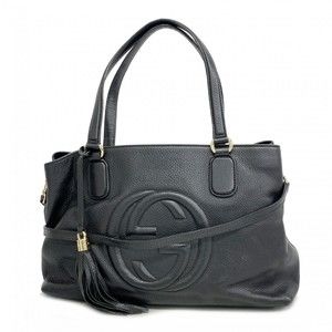 Gucci Soho Tote Bag Black
